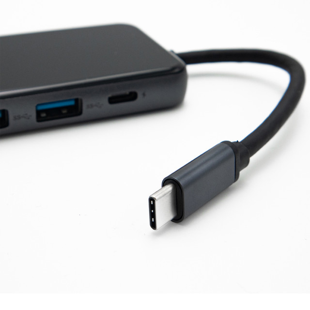 Alogy Adapter do komputera HUB 7w1 przejściówka HDMI 3x USB USB-C SD/TF