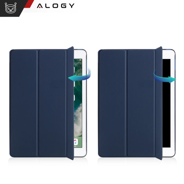 Etui do Apple iPad 10gen. 10.9" 2022 / A16 11gen. 11" 2025 obudowa na tablet Alogy Smart Case Pencil Holder Granatowe