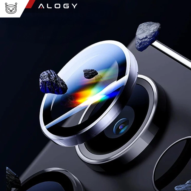 Alogy Lens Protector PRO+ Szkło do Samsung Galaxy S25 Plus osłona na aparat obiektyw nakładka ochronna