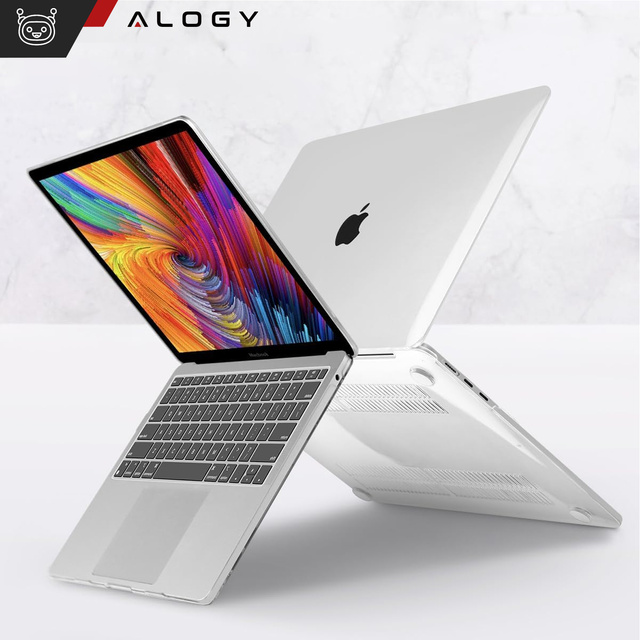 Alogy Etui do Macbook Air 15 M2 2023 A2941 Case obudowa pokrowiec Clear Hard Cover Przezroczyste
