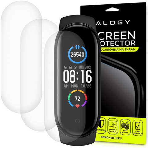 Alogy Folia hydrożelowa x3 Hydrogel do Xiaomi Mi Band 5
