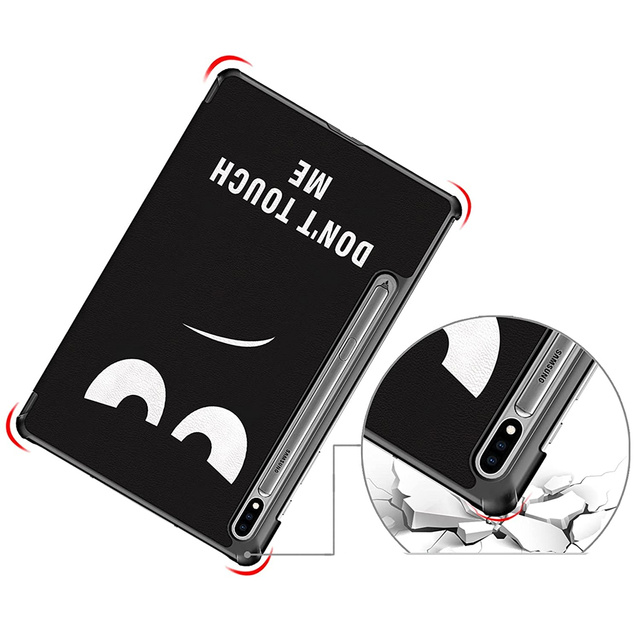 Alogy Etui na tablet Book Cover do Samsung Galaxy Tab S7 Plus/ S8 Plus 12.4 T970/ T976B/ X800/ X806 Don't Touch Me