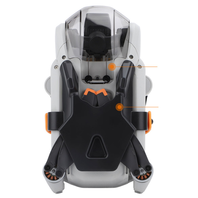Alogy Blokada zabezpieczenie osłona śmigieł Wings opaski do drona do DJI Mini 3 Pro Czarno-pomarańczowy