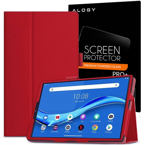 Alogy Etui na tablet stojak do Lenovo M10 Gen.2 TB-X306 Czerwone