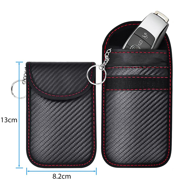 Alogy Antykradzieżowe etui na klucze pokrowiec blokujący sygnał 13x8.2cm