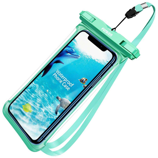 Etui na telefon Fonken wodoodporne wodoszczelne IPX8 6.5" Czarne