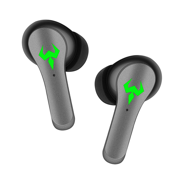 Alogy Słuchawki bezprzewodowe Bluetooth 5.2 TWS 9D EarPhones z stacją dokującą z mikrofonem PowerBank dla graczy Czarne