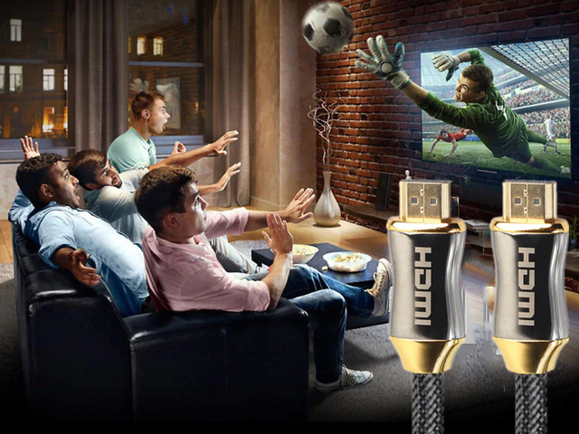 Alogy Kabel przewód adapter HDMI - HDMI 2.0 4K/60Hz 100cm