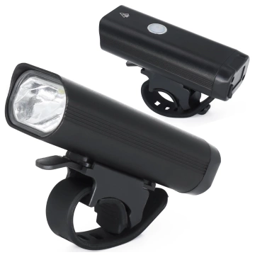Lampka rowerowa przód LED przednia światło roweru 800LM 1800mah oświetlenie wodoodporna światełko na rower czarna