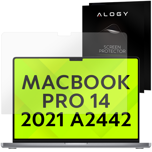 Alogy Folia ochronna na ekran do Apple Macbook Pro 14 2021 A2442 na ekran