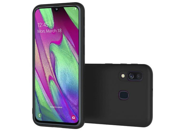 Etui na telefon silikonowe Alogy do Samsung Galaxy A40 czarne