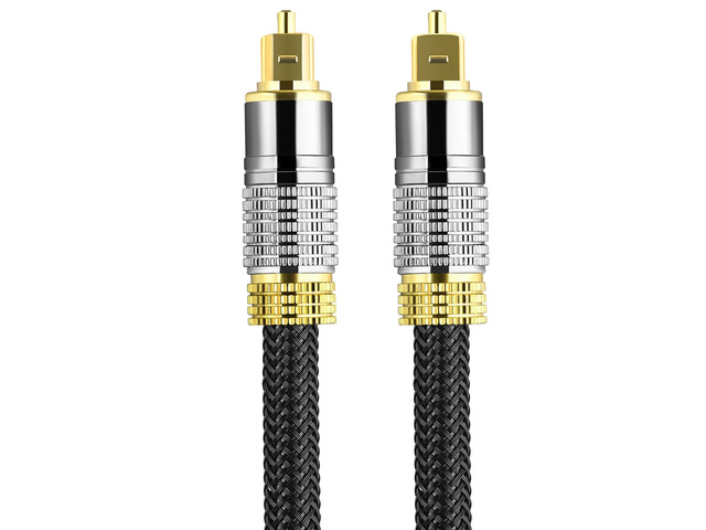 Alogy Kabel przewód optyczny cyfrowy 6.0mm Audio PC TV 300cm
