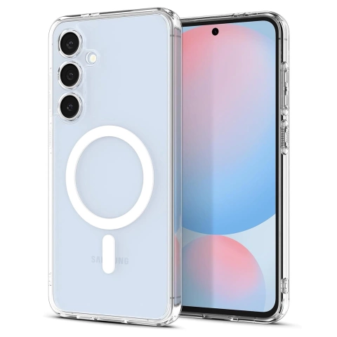 Etui do Samsung Galaxy S24 FE obudowa ochronna na telefon Alogy HybridMag™️ Case do MagSafe Przezroczyste