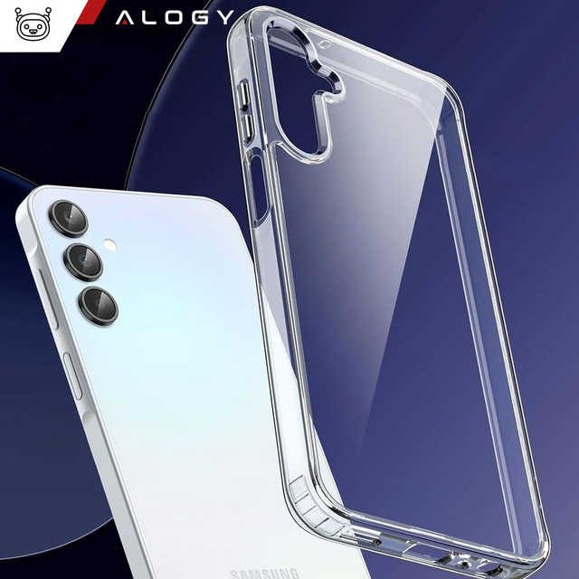 Alogy Etui do Samsung Galaxy A15 4G/5G, Galaxy A25 5G obudowa plecki futerał Hybrid Clear Case Przezroczyste