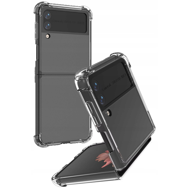 Alogy Etui na telefon pancerne ShockProof Case do Samsung Galaxy Z Flip 3 5G Clear