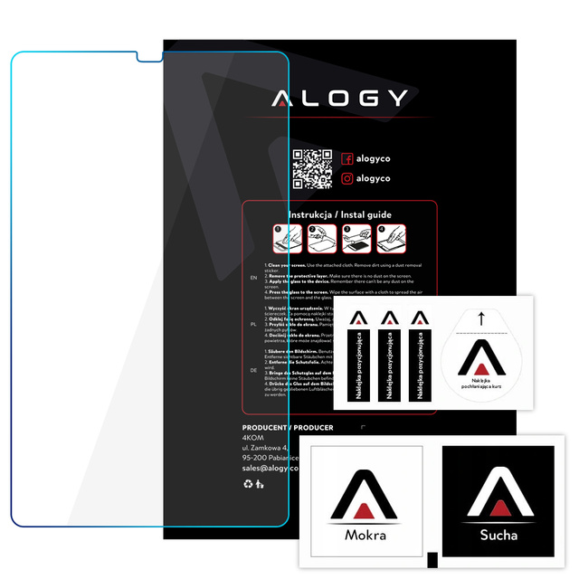 Alogy Szkło hartowane na tablet na ekran do Realme Pad Mini 8.7"