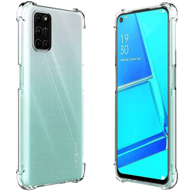 Alogy Etui na telefon pancerne ShockProof do Oppo A54/ A74/ A93 5G  Przezroczyste