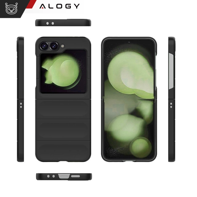 Etui ochronne na telefon Magic Shield obudowa plecki case do Samsung Galaxy Z Flip 6 Czarne
