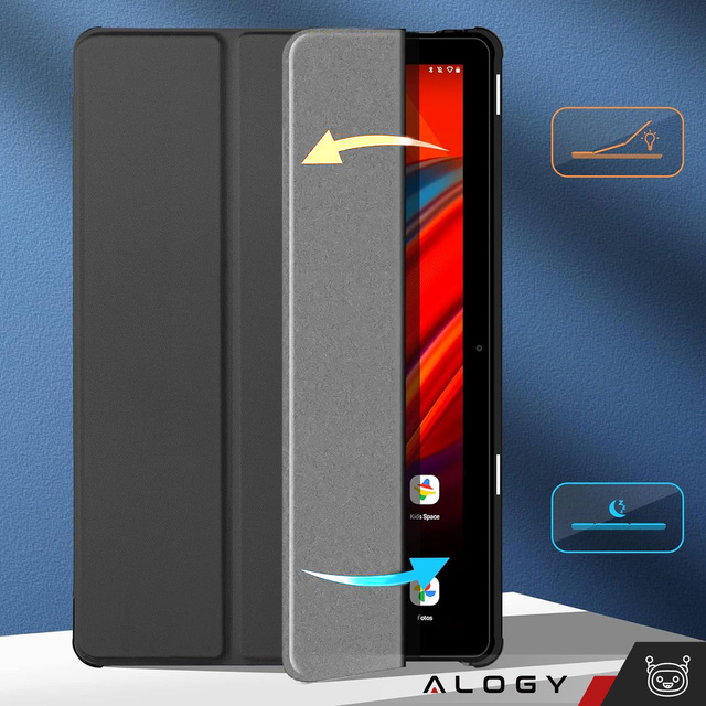 Alogy Etui na tablet do Lenovo Tab M10 3gen 3 gen 10.1” 2022 TB-328FU TB-328XU Book Cover Case Czarne