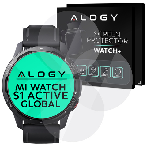 Alogy 3x Szkło Hartowane do smartwatch na ekran do Xiaomi Mi Watch S1 Active Global