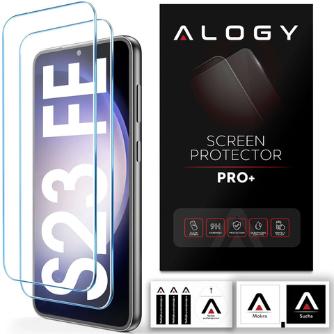 2x Szkło hartowane 9H do Samsung Galaxy S23 FE na ekran Alogy Screen Protector PRO+