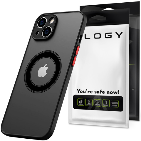 Alogy Hybrid Mag Case do MagSafe Etui do Apple iPhone 13 Mini obudowa z ochroną aparatu Black
