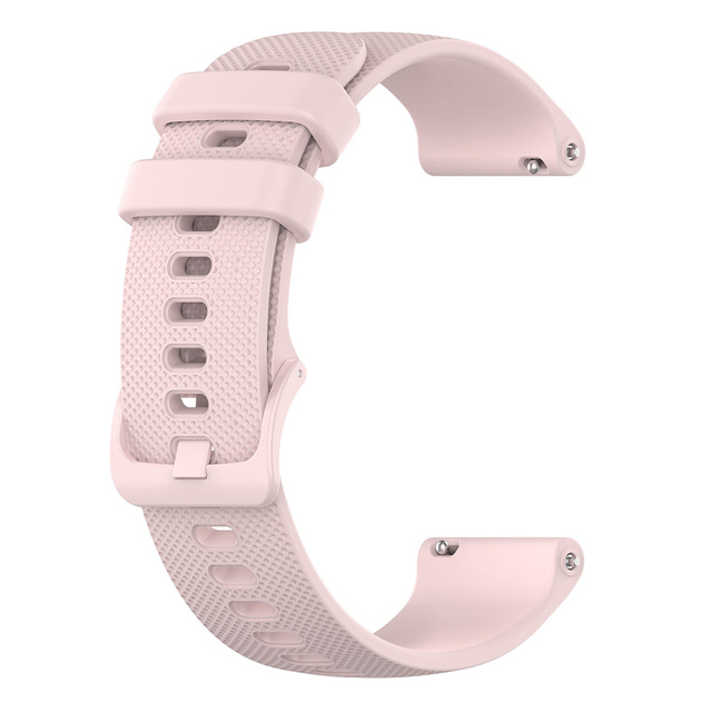 Alogy Gumowy Uniwersalny pasek sportowy Strap do smartwatcha zegarka 18mm różowy