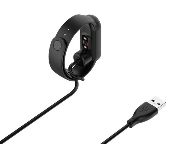 Alogy Ładowarka do smartwatch kabel USB do Xiaomi Mi Band 5 Global czarny