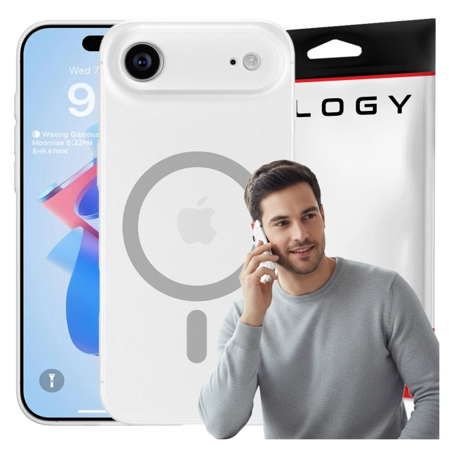 Etui do Apple iPhone 17 Air – matowa obudowa do MagSafe z ochroną obiektywu, smukłe i odporne na zarysowania, idealne dopasowanie – Alogy Skinny MatteCase™ Białe