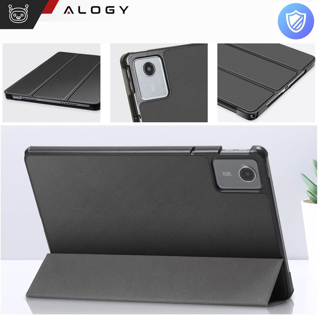 Etui do Lenovo Tab K11 / K11E 11”/ M11 10.95" TB330FU / TB330XU / TB331FC Book Case Cover z klapką obudowa futerał pokrowiec Alogy Szare + Rysik