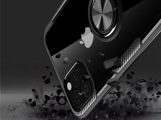 Etui Alogy Ring Holder Clear Armor do Apple iPhone 11 Pro Max czarne