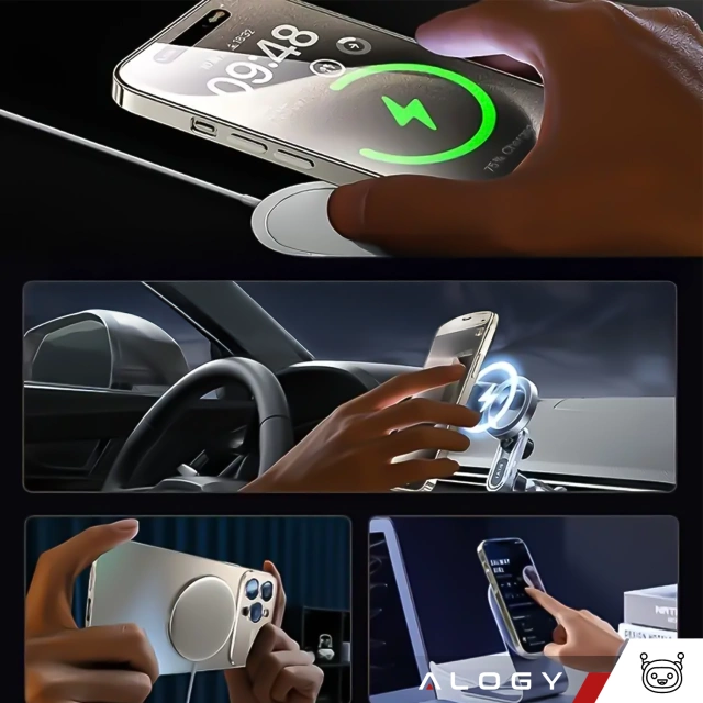 Etui do Apple iPhone 16 Pro obudowa Alogy MagSafe LuxeShield™ Case z ochroną obiektywów do MagSafe Titanium