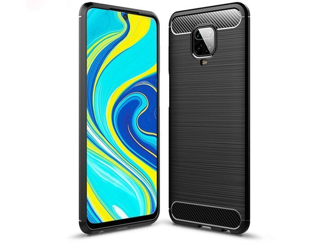 Alogy Etui na telefon Rugged Armor do Xiaomi Redmi Note 9S/ Pro/ Max czarne