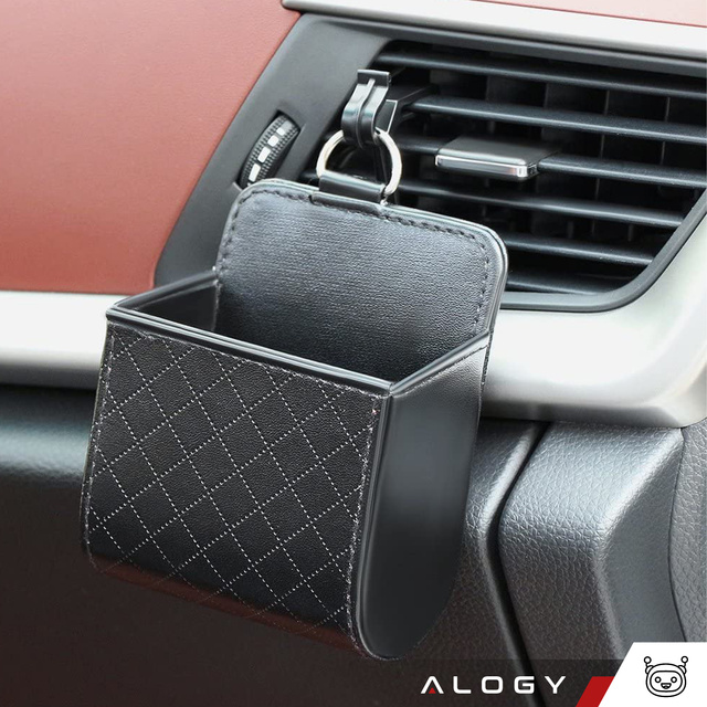 Alogy Organizer samochodowy Car Organizer Air Vent na kratkę do auta Czarny