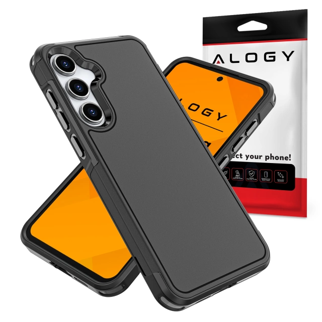 Etui do Samsung Galaxy A56 / A36 5G 2025 Pancerna Obudowa Ochronna na Telefon Wzmocniona Alogy HeavyDuty™️ Case Czarne