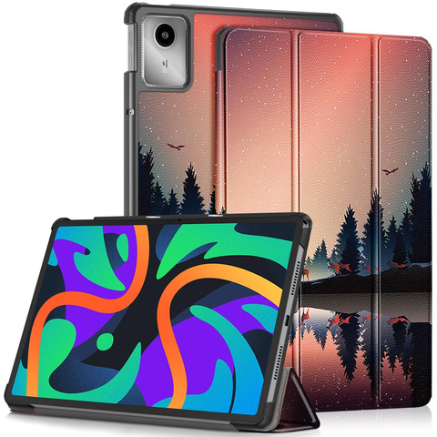 Etui do Lenovo Tab K11/ K11E 11” M11 10.95" TB330FU / TB330XU / TB331FC obudowa na tablet Case Alogy Book Cover Lake + Rysik