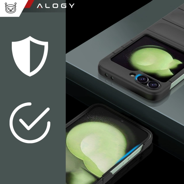 Etui ochronne na telefon Magic Shield obudowa plecki case do Samsung Galaxy Z Flip 6 Czarne