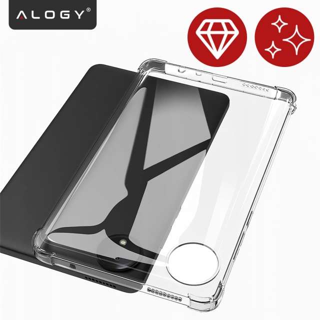 Etui do Redmi Pad SE 8.7" Przezroczyste, Ochronne, Hybrydowe, Wzmocnione Narożniki, Smukłe i Lekkie, Alogy FlexiShield™ ShockProof Case