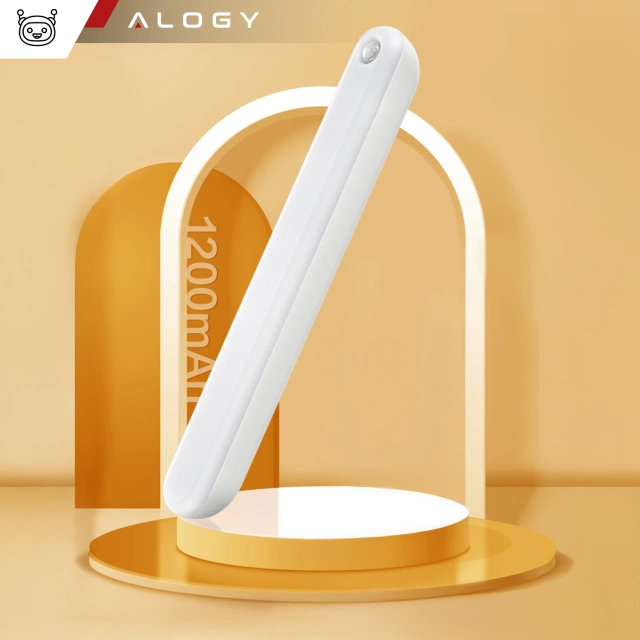 Lampka nocna Alogy Sensor Lamp z czujnikiem ruchu lampa szafkowa biurkowa na magnes Biała