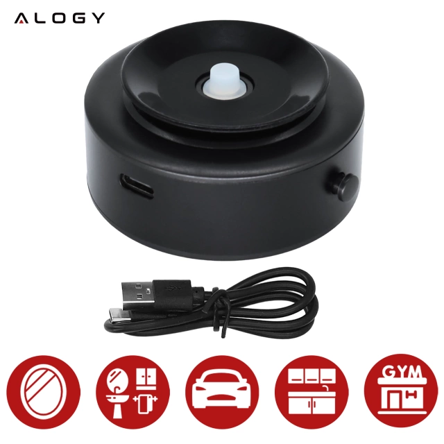 Uchwyt samochodowy magnetyczny do MagSafe Alogy MagMount™ Pro na deskę rozdzielczą kokpit pierścień Czarny