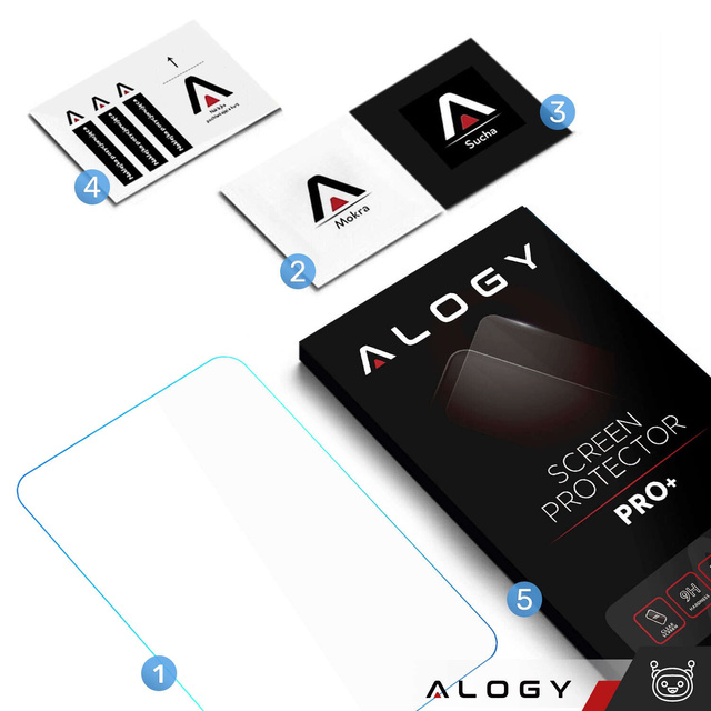 Szkło hartowane na ekran Lenovo Tab M9 2023 TB310 TB-310FU TB-310XU Alogy Screen Protector Pro+ 9H