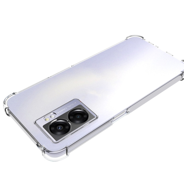 Alogy Etui pancerne na telefon ShockProof do Oppo A57 5G 2022 Przezroczyste