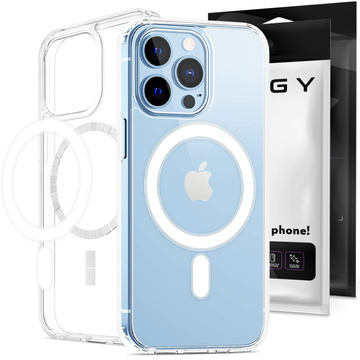Alogy Etui do telefonu Ultra Slim Mag do ładowarek Qi do Apple iPhone 13 Pro Max Przezroczyste
