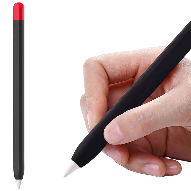 Alogy Etui ochronne na rysik pokrowiec obudowa na Apple Pencil 2 Czarne 