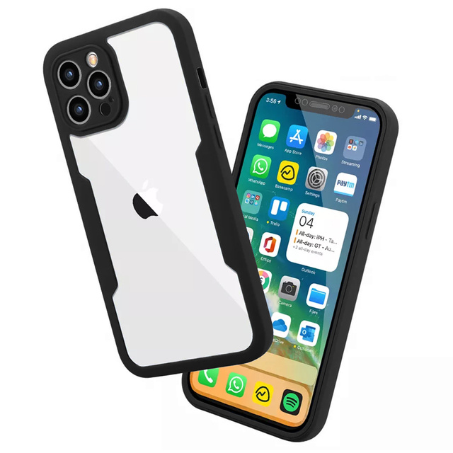 Alogy Etui na telefon Pancerne 360 obudowa Armor Case do Apple iPhone 13 Pro Max Black