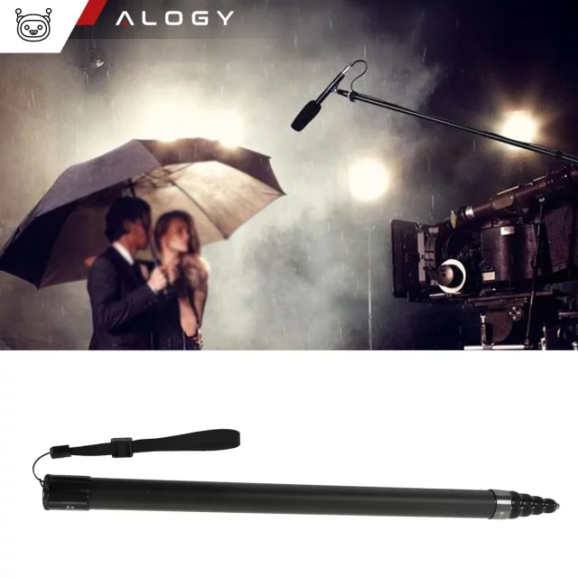 Teleskopowy kijek Selfie Stick Alogy do GoPro/DJI/Insta - 45-310cm - 3 metry