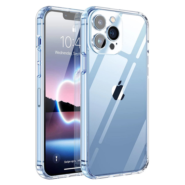 Alogy Etui na telefon ochronne obudowa Hybrid Case do Apple iPhone 13 Pro Max Przezroczyste