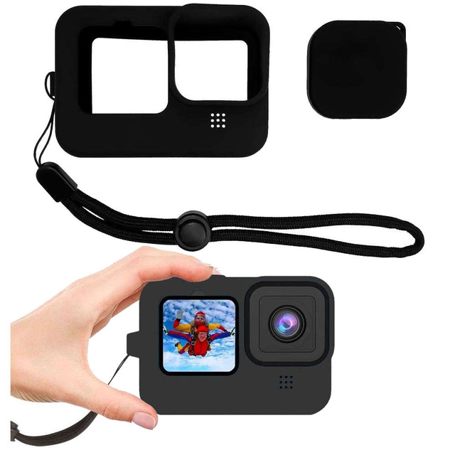 Alogy Etui ochronne silikonowe obudowa TPU do GoPro Hero 11/10/9 silikon case czarne