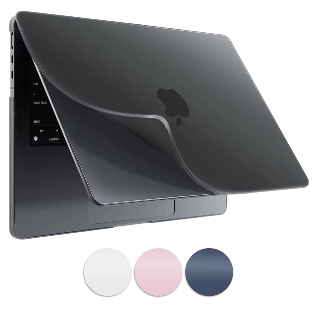 Etui ochronne do Apple Macbook Pro 16 - M1/M2/M3 2021-2023 Alogy AirGuard™ Elastyczna obudowa Matowa Czerń