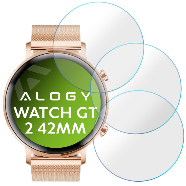 Alogy Folia hydrożelowa x3 Hydrogel do Huawei Watch GT 2 42mm